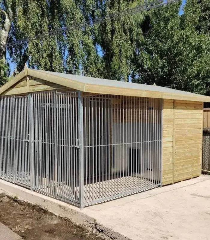 Duo Dog Kennel - 10ft x 12ft