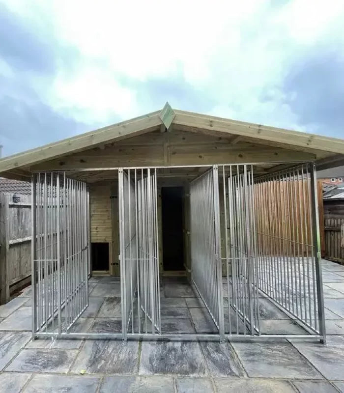 Triple Dog Kennel - 10ft x 12ft