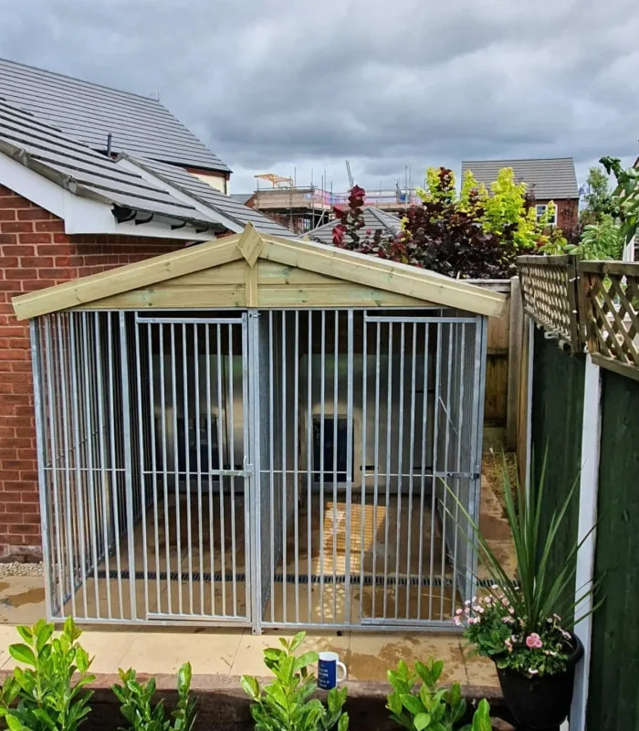 Duo Dog Kennel - 8ft x 10ft