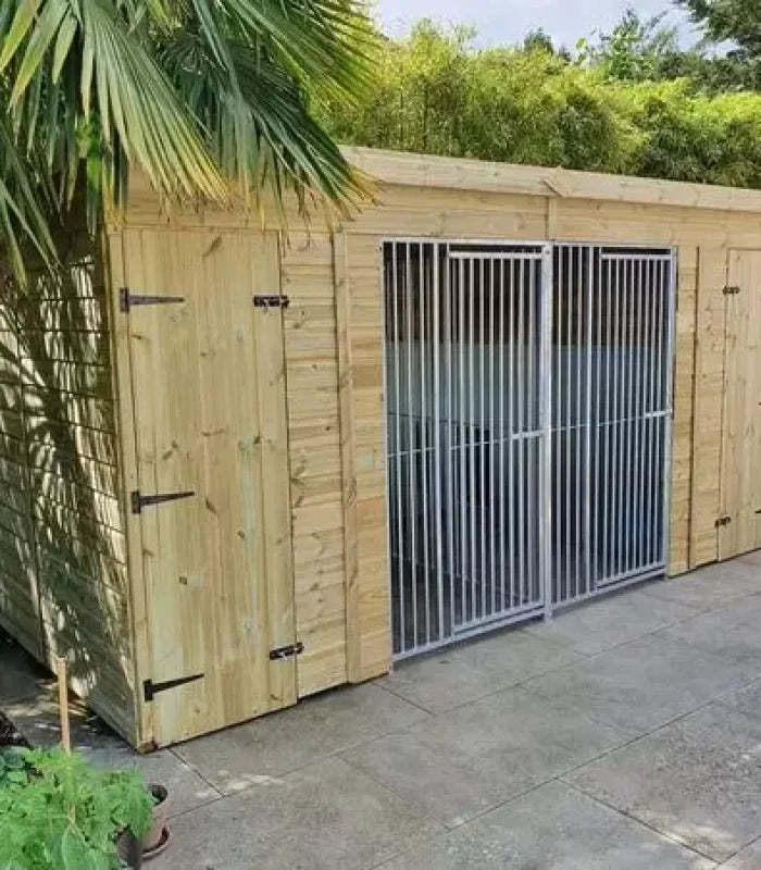 Pent Duo Kennel - 14ft x 7ft