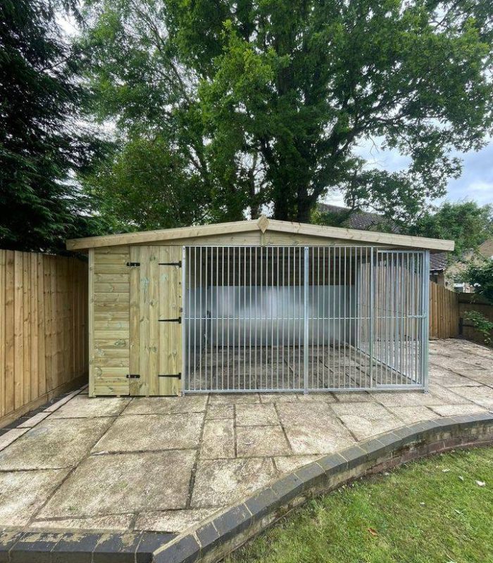 Single Dog Kennel - 12ft x 8ft