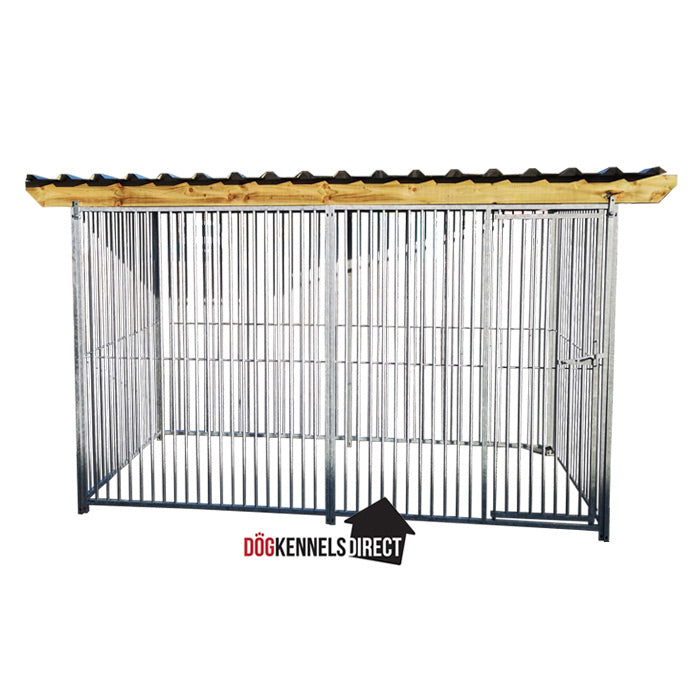 Dog Kennel 5cm Bar 3m x 2m x 6ft - With Roof