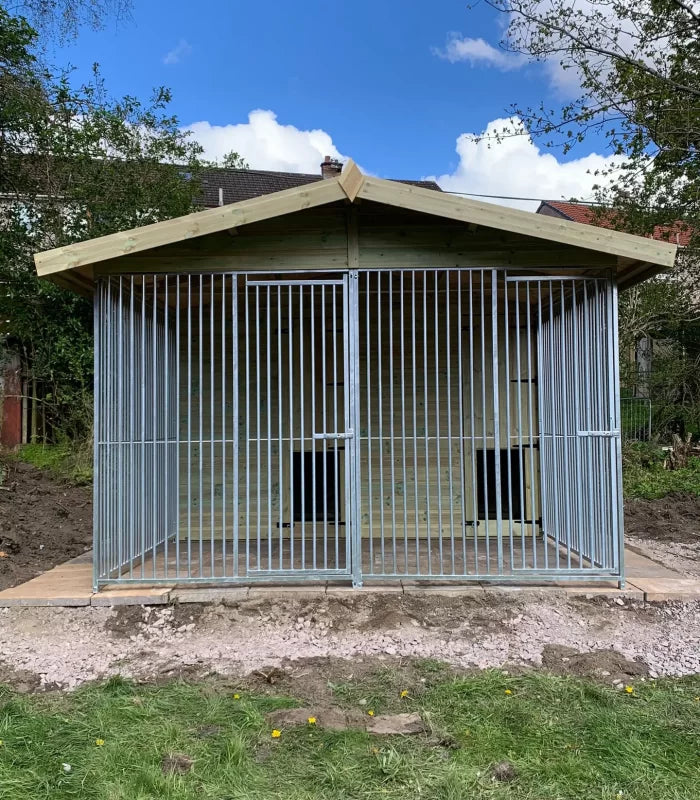 Duo Dog Kennel - 10ft x 8ft