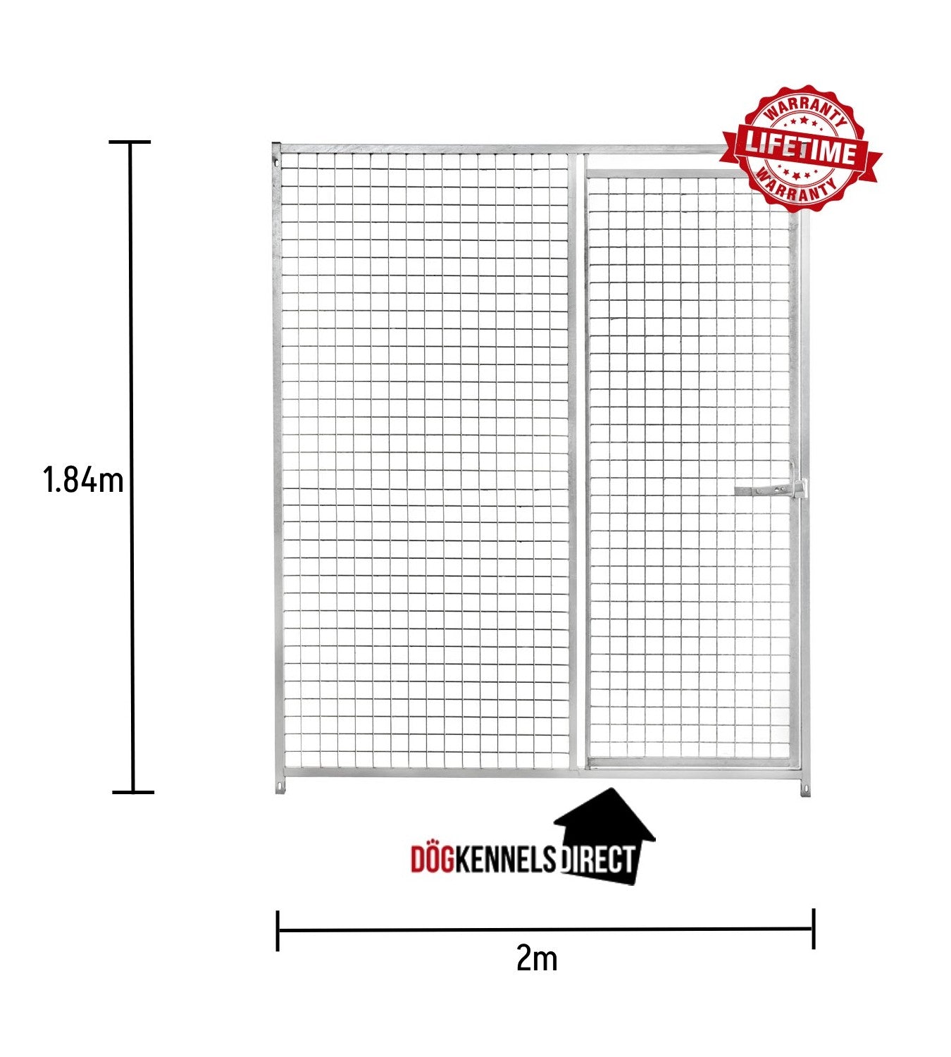 Mesh Right Hand Door Panel - 2m x 1.84m