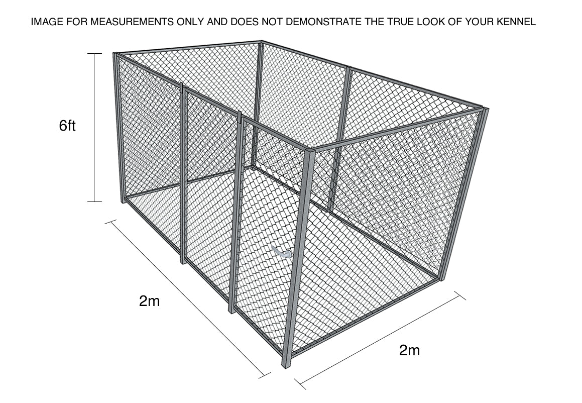 Fencemaster 2 in clearance 1 dog kennel 10x10x6