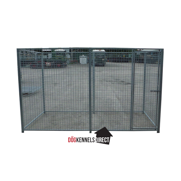 Mesh Dog Kennel - 4m x 2m x 6ft - Without Roof