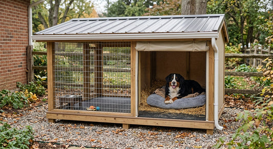 How to Keep an Outdoor Dog Kennel Dry, Warm and Comfortable All Year