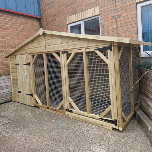 10ft X 4ft - Dog Housing - Single Dog Kennel