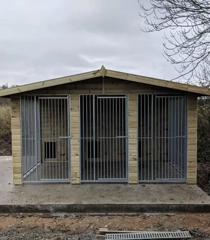 Triple Dog Kennel - 12ft x 10ft