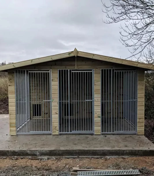 Triple Dog Kennel - 12ft x 10ft