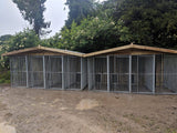 Four Bay Kennel - 27ft x 10ft