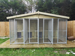 Four Bay Kennel - 13ft x 10ft