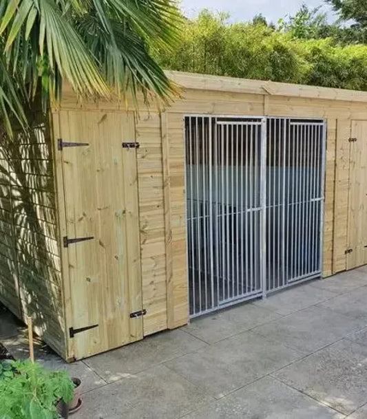 Pent Duo Kennel - 14ft x 7ft