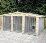 Triple Dog Kennel - 15ft x 12ft