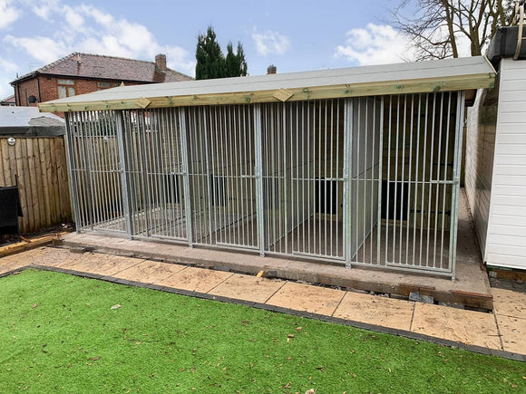 Five Bay Dog Kennel - 20ft x 10ft