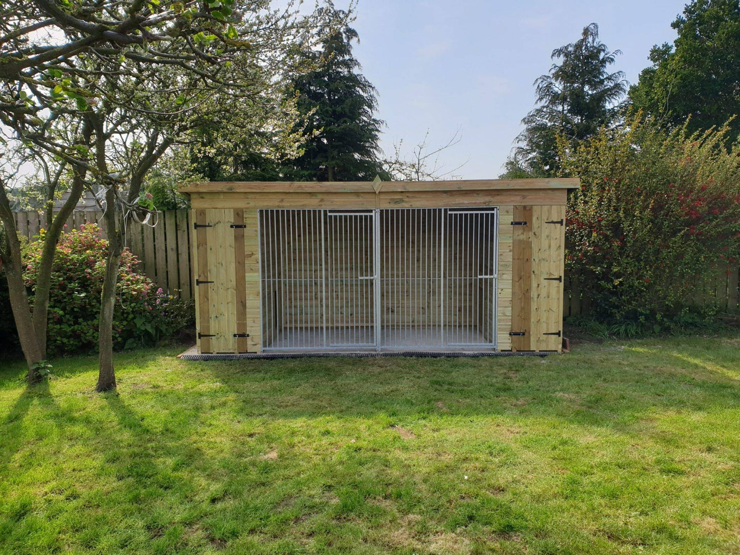 Pent Duo Kennel - 19ft x 5ft