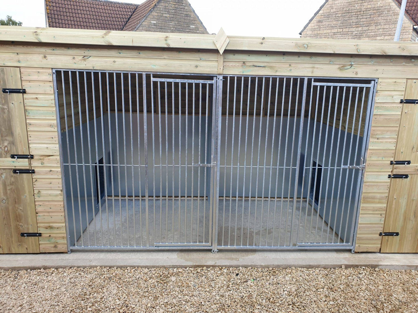 Pent Duo Kennel - 19ft x 5ft