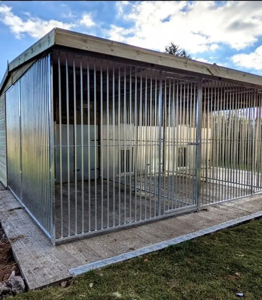 Large Triple Dog Kennel - 20ft x 10ft
