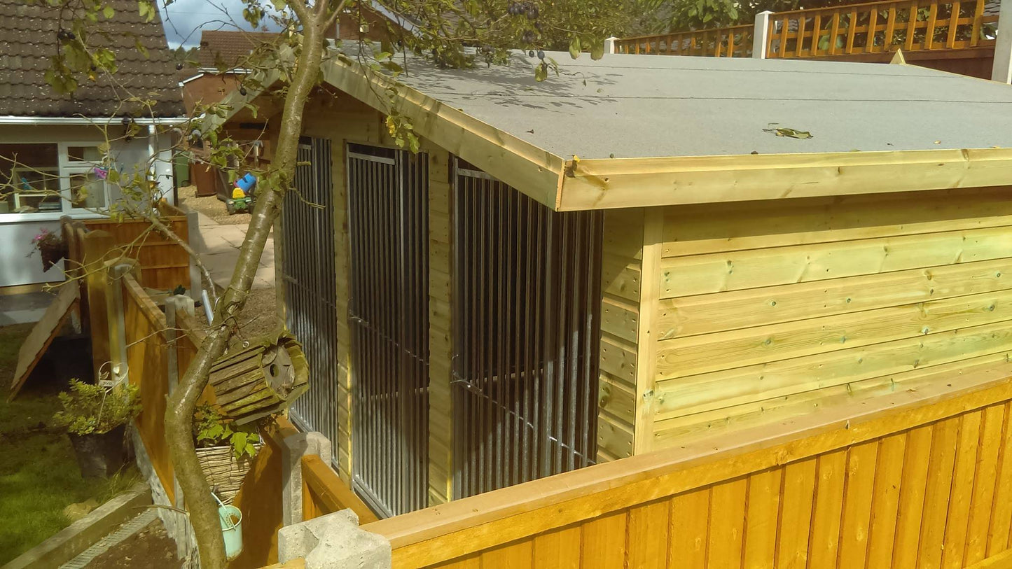 Triple Dog Kennel - 10ft x 8ft