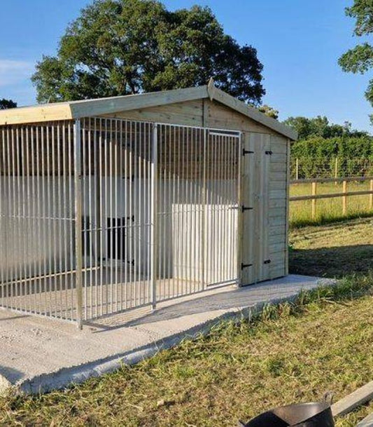 Single Dog Kennel - 12ft X 6.5ft