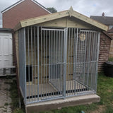 8 X 8 ft Duo Dog Kennel