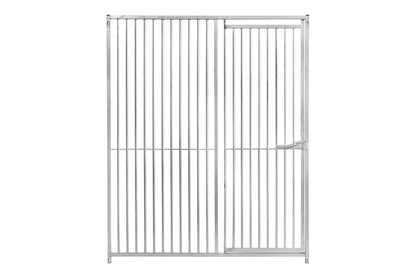 Galvanised Dog Panel - 1.0m x 1.84m with 8cm Gap and Right Hand Door