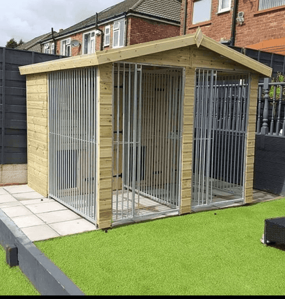 Duo Dog Kennel - 8ft x 8ft