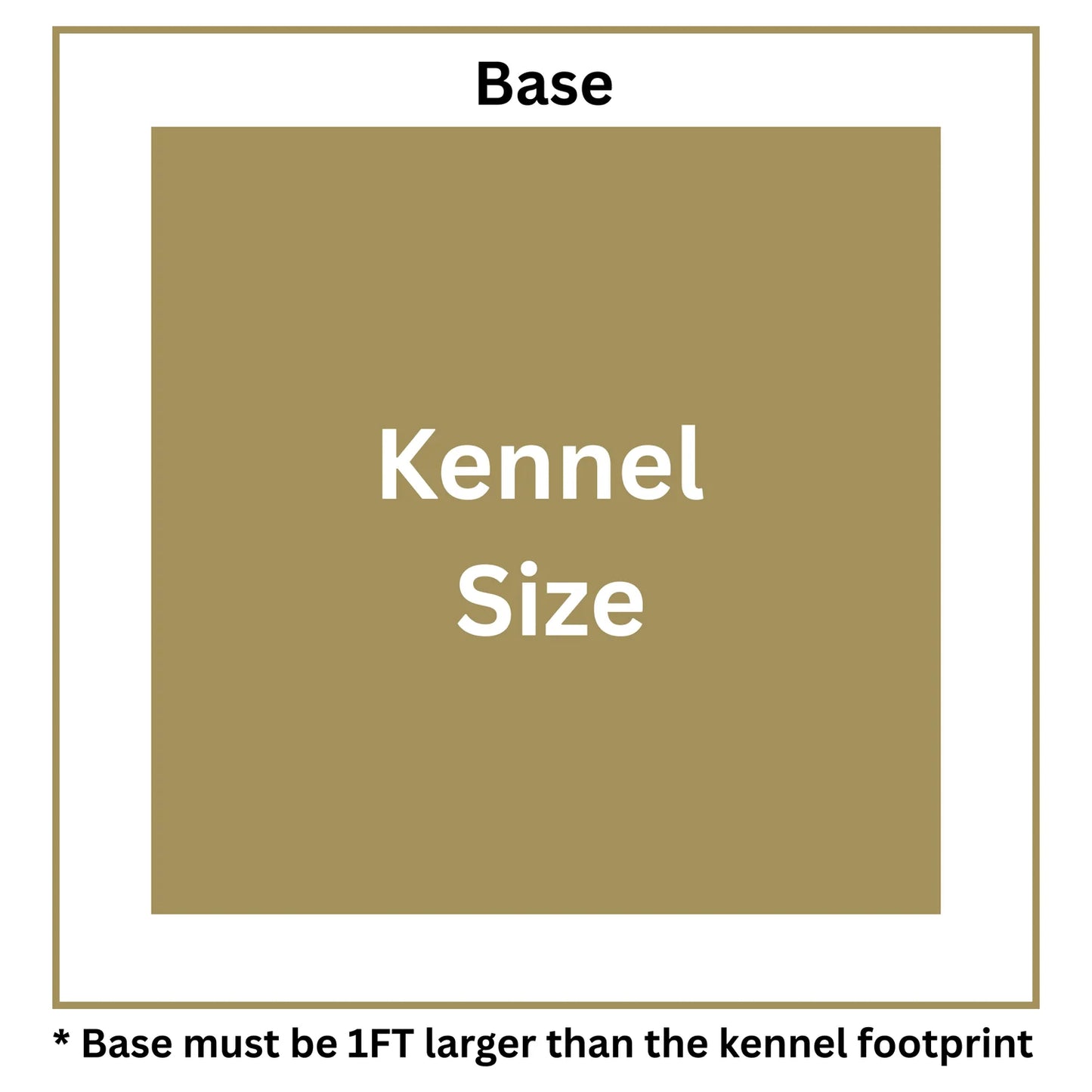 Single Eco Thermal Plastic Dog Kennel - 10 X 4 ft
