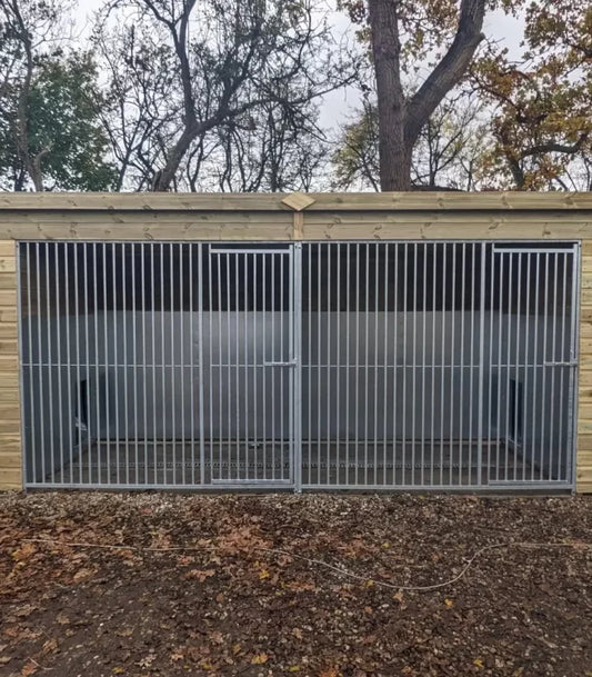 Pent Duo Kennel - 19ft x 7ft