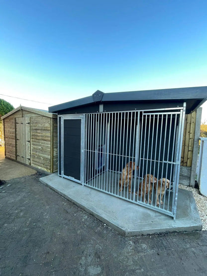 Single Eco Thermal Plastic Dog Kennel - 10 X 4 ft