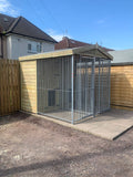 Duo Dog Kennel - 6.5ft x 7ft