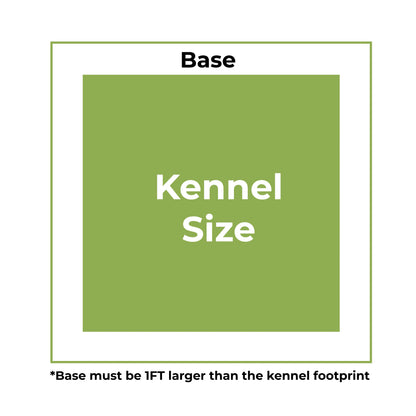 10 X 10 ft Triple Dog Kennel