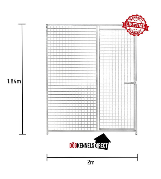 Mesh Right Hand Door Panel - 2m x 1.84m