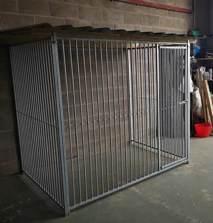 Three Sided Bar Dog Pens