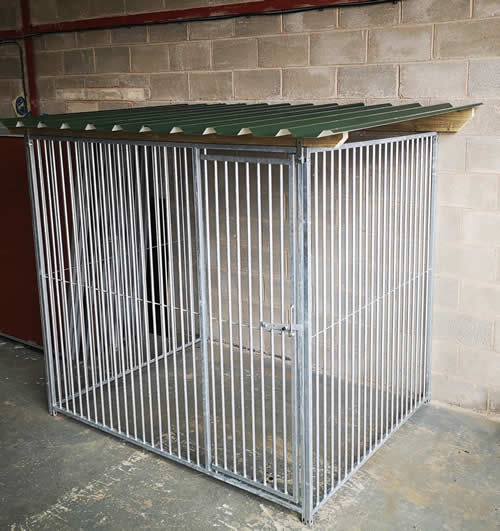 Three Sided Bar Dog Pens