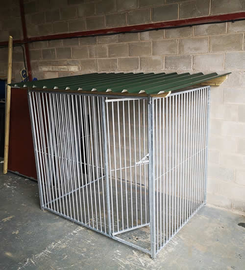 Three Sided Bar Dog Pens