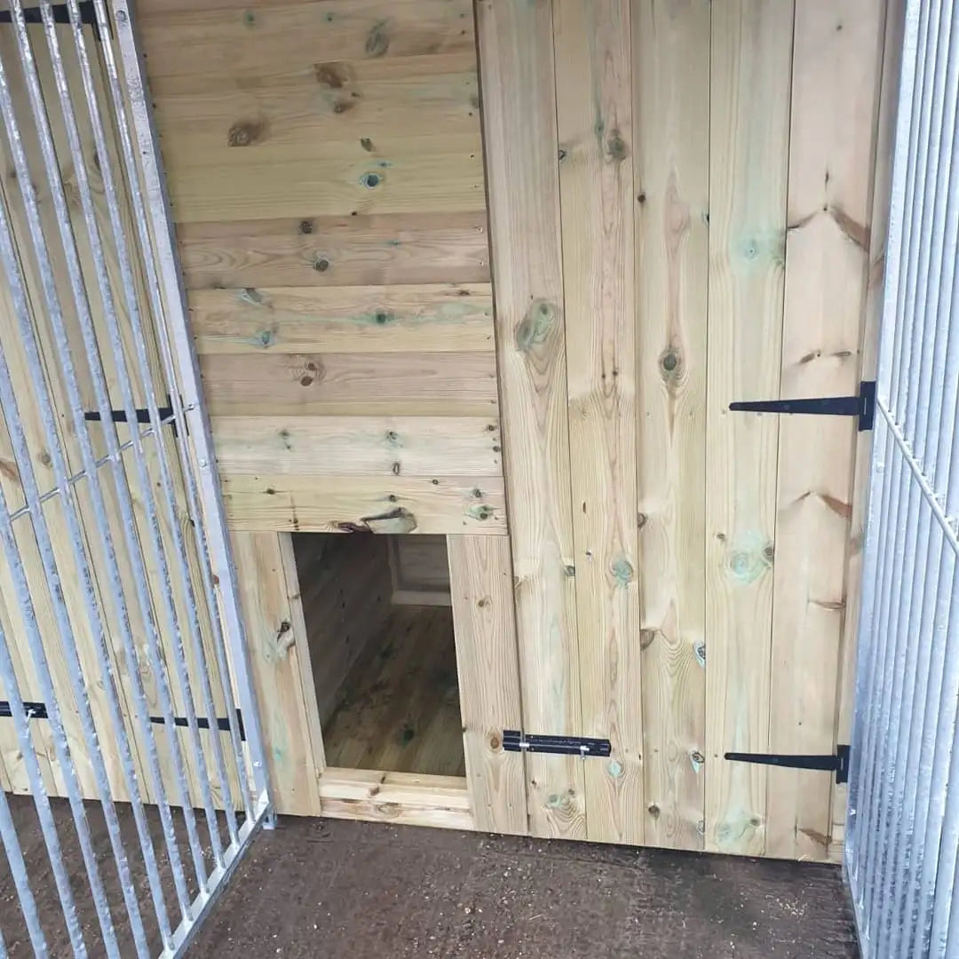 10 X 10 ft Triple Dog Kennel