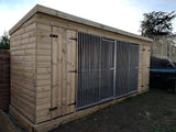 Pent Duo Kennel - 14ft x 4ft