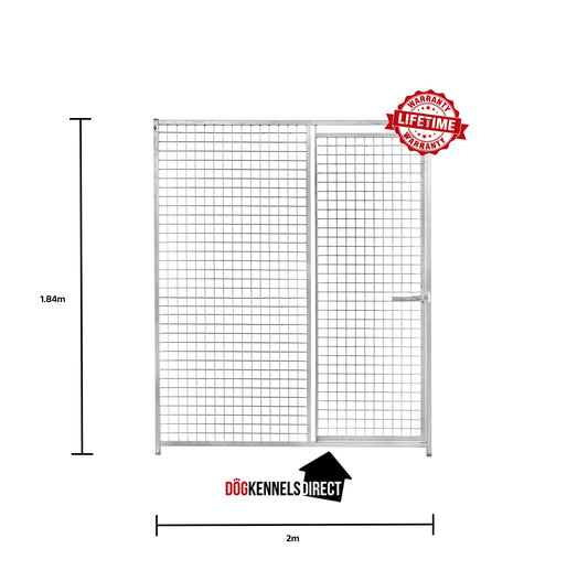 Mesh Right Hand Door Panel - 2m x 1.84m
