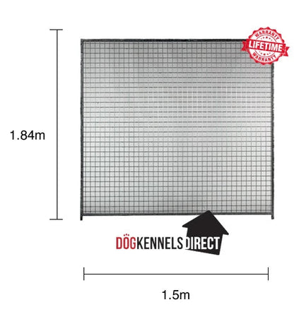 Mesh Dog Kennel Panel - 2m x 1.84m