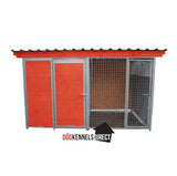 Complete Dog Kennel with Run - 2m x 2m x 1.84 Tall