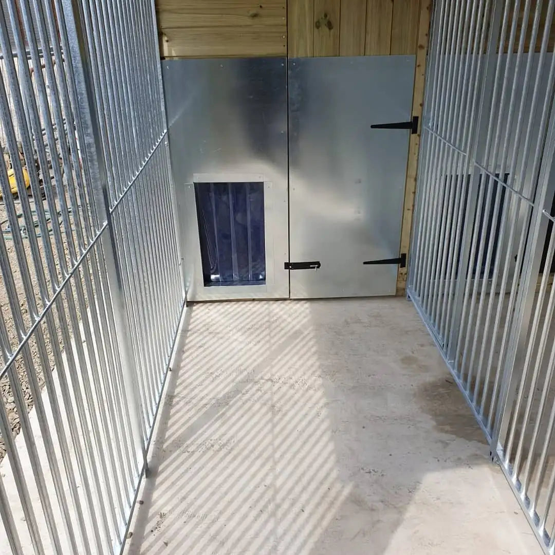 10 X 10 ft Triple Dog Kennel