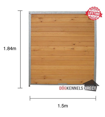 Wooden Kennel Panel - 2.0m x 1.84m