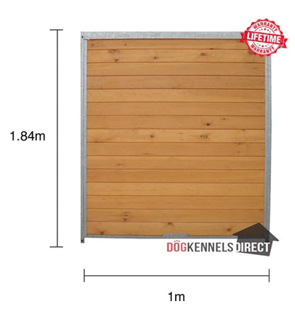 Wooden Kennel Panel - 2.0m x 1.84m