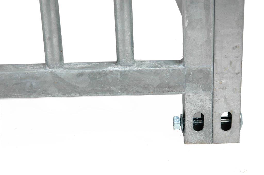 Galvanised Dog Panel - 1.5m x 1.84m with 8cm Bar Gap