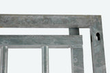 Galvanised Dog Panel - 1.22m x 1.84m with 8cm Bar Gap