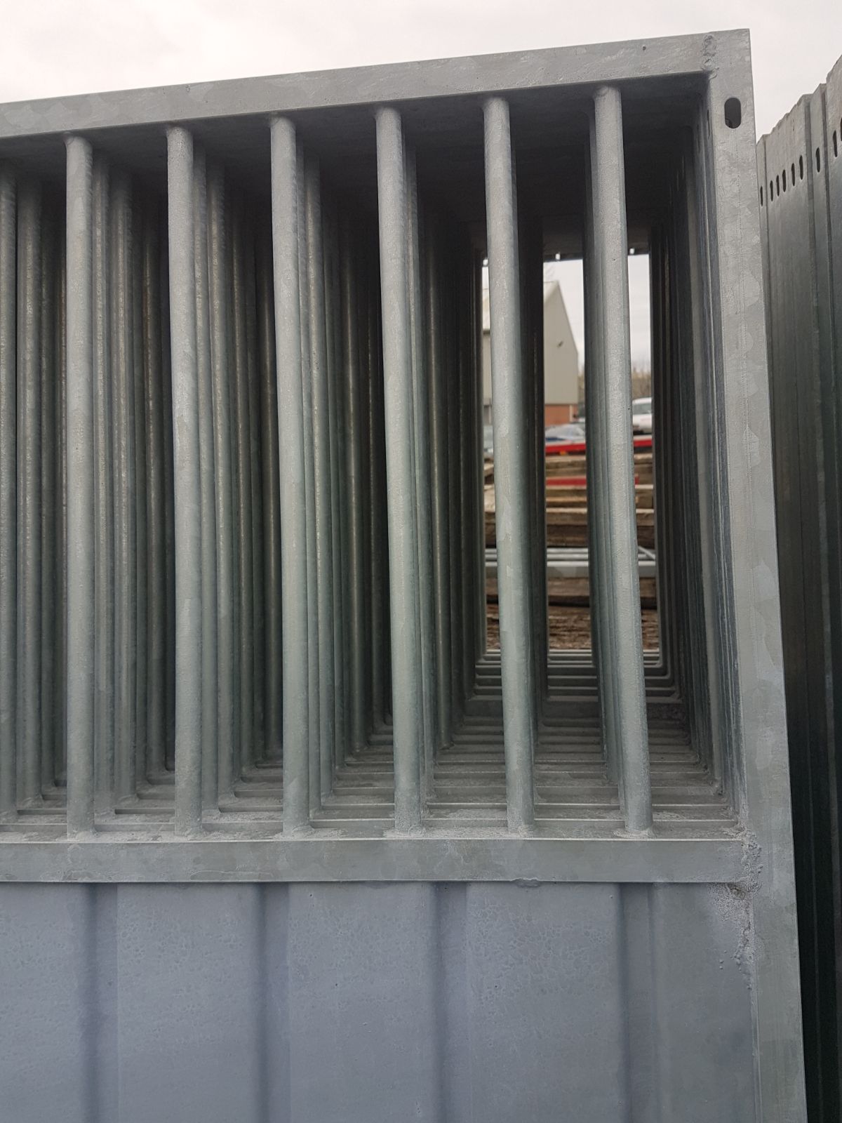 Dividing Galvanised Panel - 1.0m x 1.84m