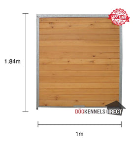 Wooden Kennel Panel - 1.0m x 1.84m